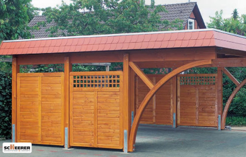 Carports aus Holz nach Ihren individuellen Wünschen